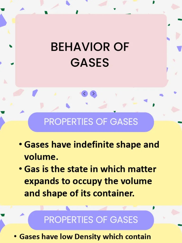 Kinetic Molecular Theory Of Gases | PDF | Gases | Pressure