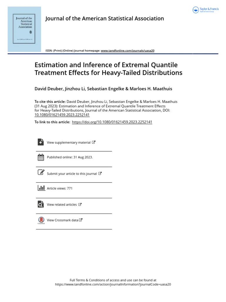 Estimation And Inference Of Extremal Quantile Treatment Effects For ...