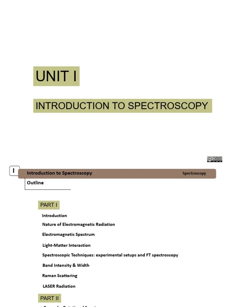 Spectroscopy 01 Introduction 23 24 | Download Free PDF | Spectroscopy | Electromagnetic Radiation