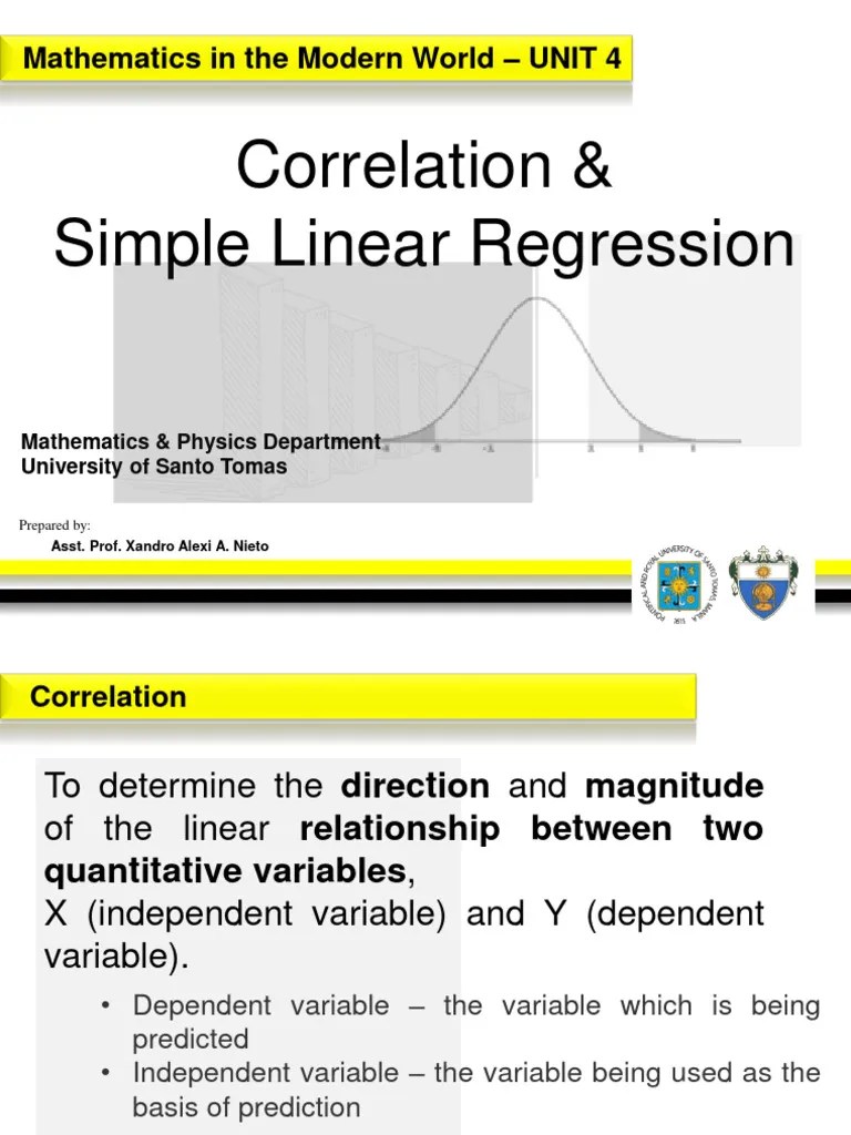 4.4 Correlation And Simple Linear Regression | PDF | Linear Regression ...
