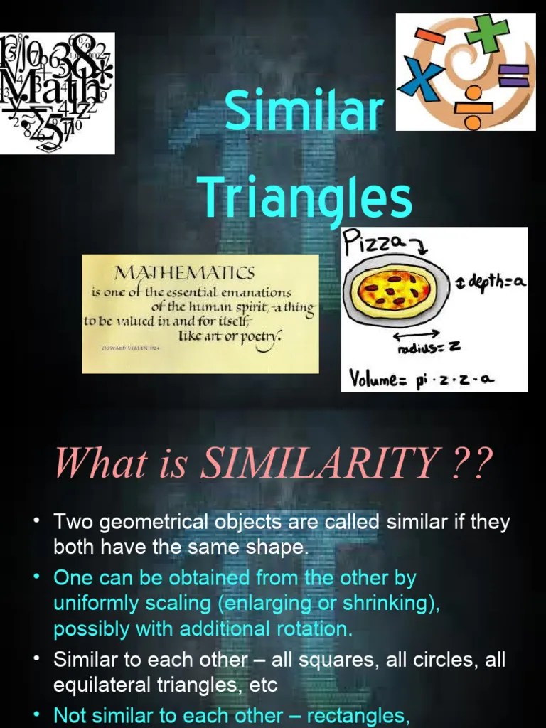 G9 Math-Q3 - Week 6 - Similar Triangles | PDF | Triangle | Elementary Mathematics