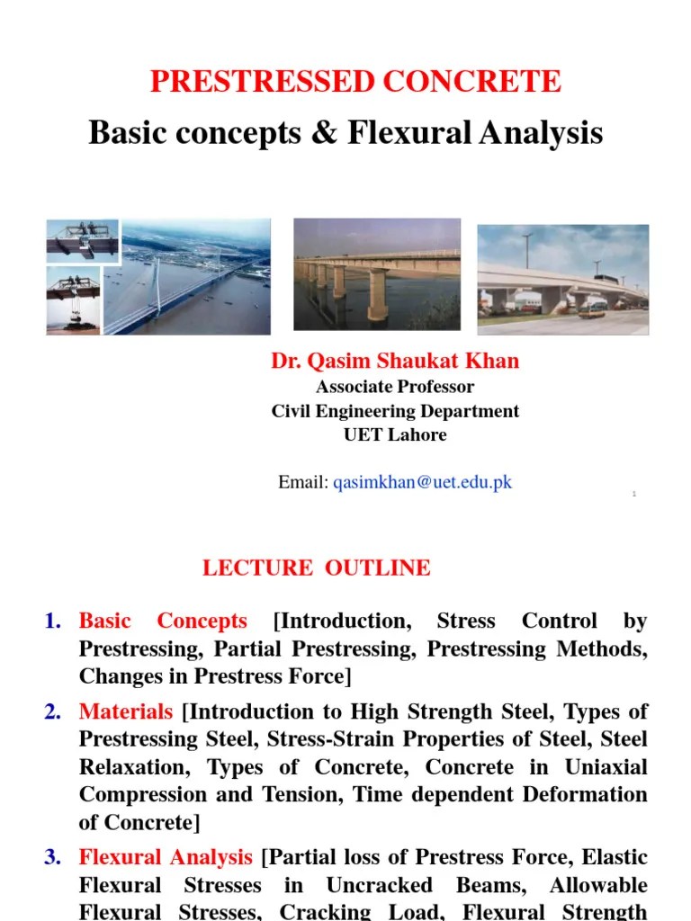 1-Basics Of Prestressed Concrete (Week 2) | PDF | Prestressed Concrete ...