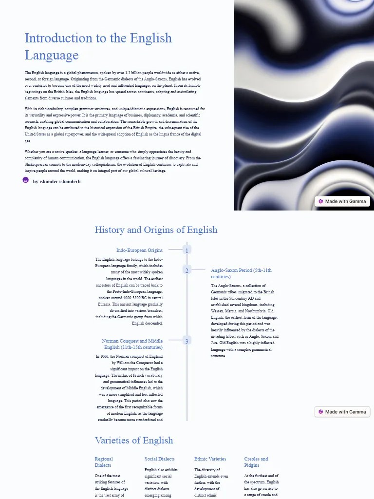 An Introduction To English Language Pdf Pdf - Landscape Photo Collection - 4K Quality