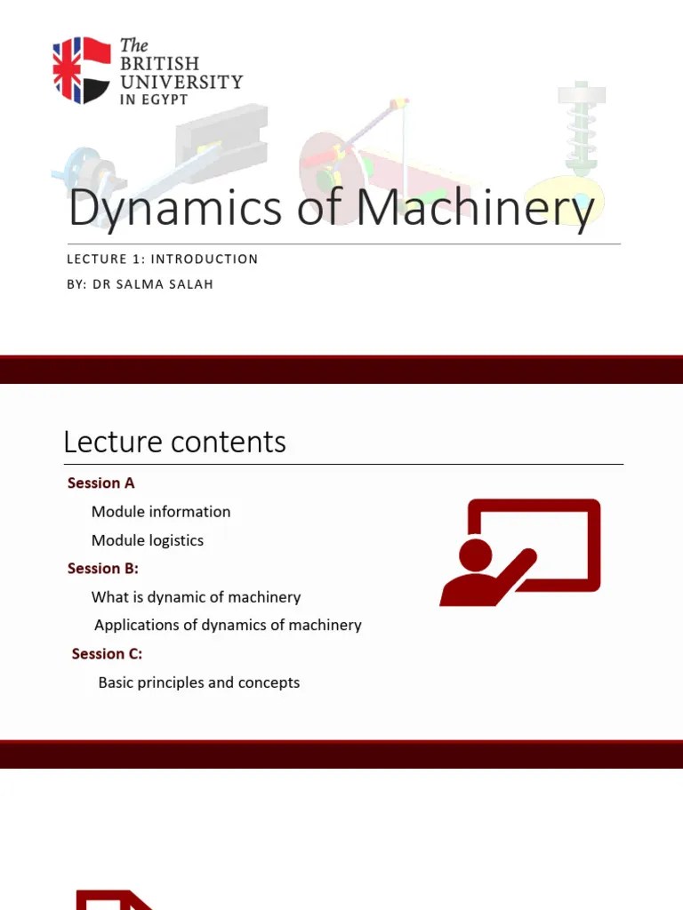 Lecture1 Introduction | PDF | Force | Machines