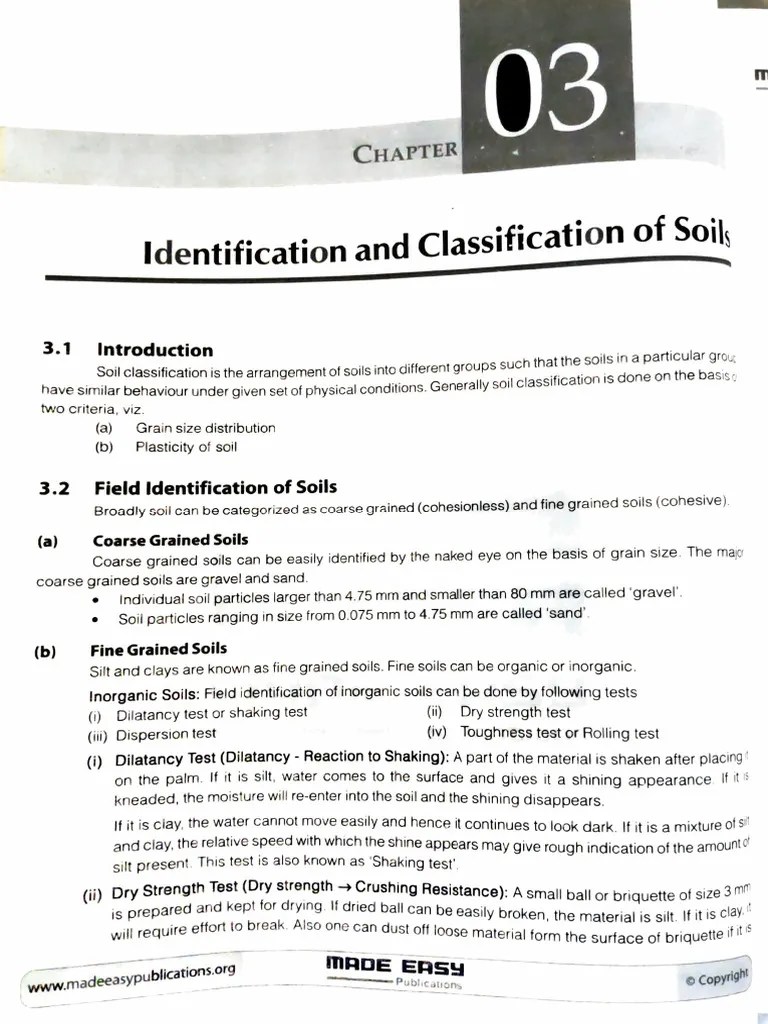 Soil Classification | PDF | Silt | Sand