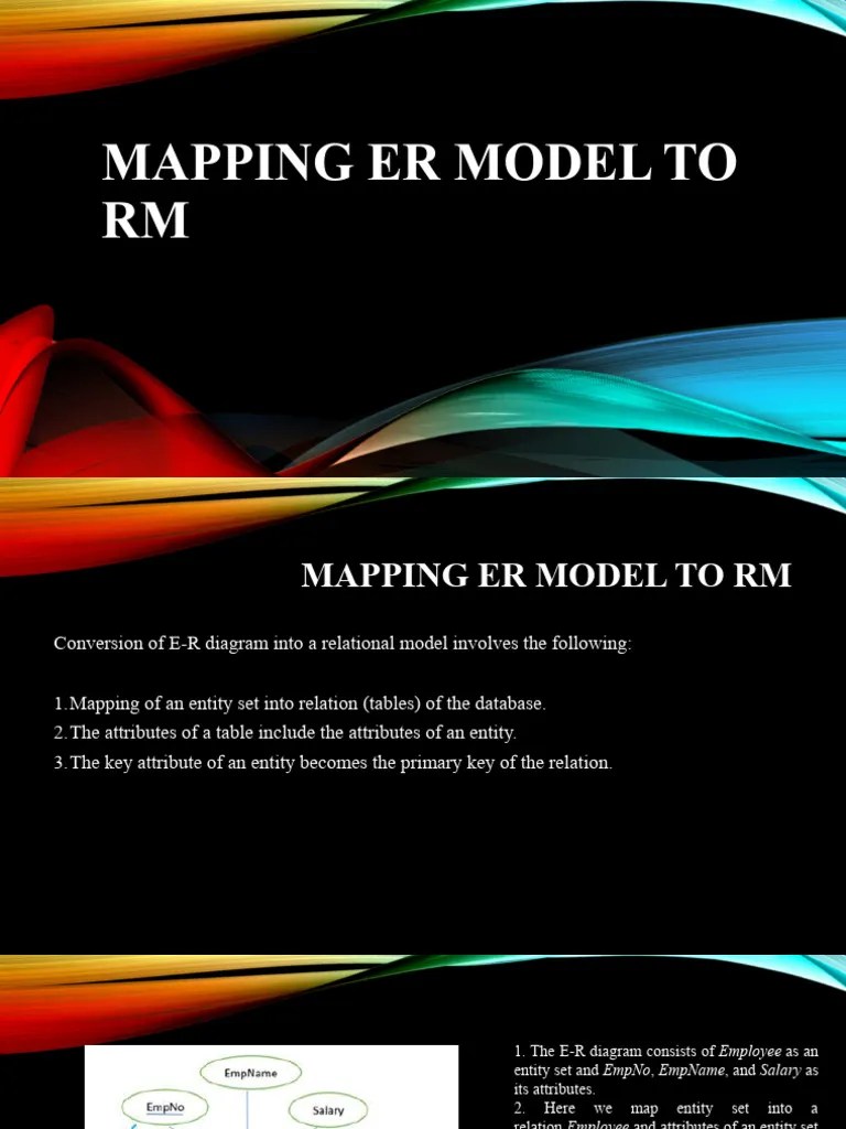 Mapping ER Model To RM | PDF | Relational Model | Computer Data