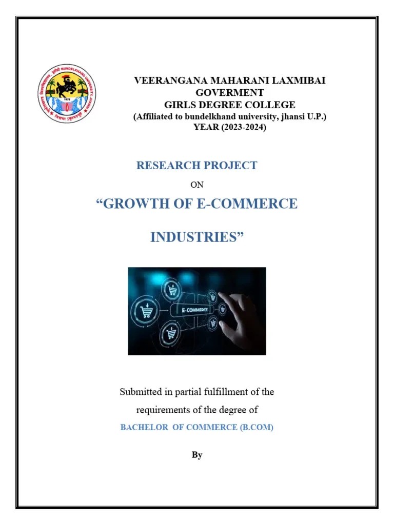 Project Report Bba 6TH Sem | Download Free PDF | E Commerce | Online ...