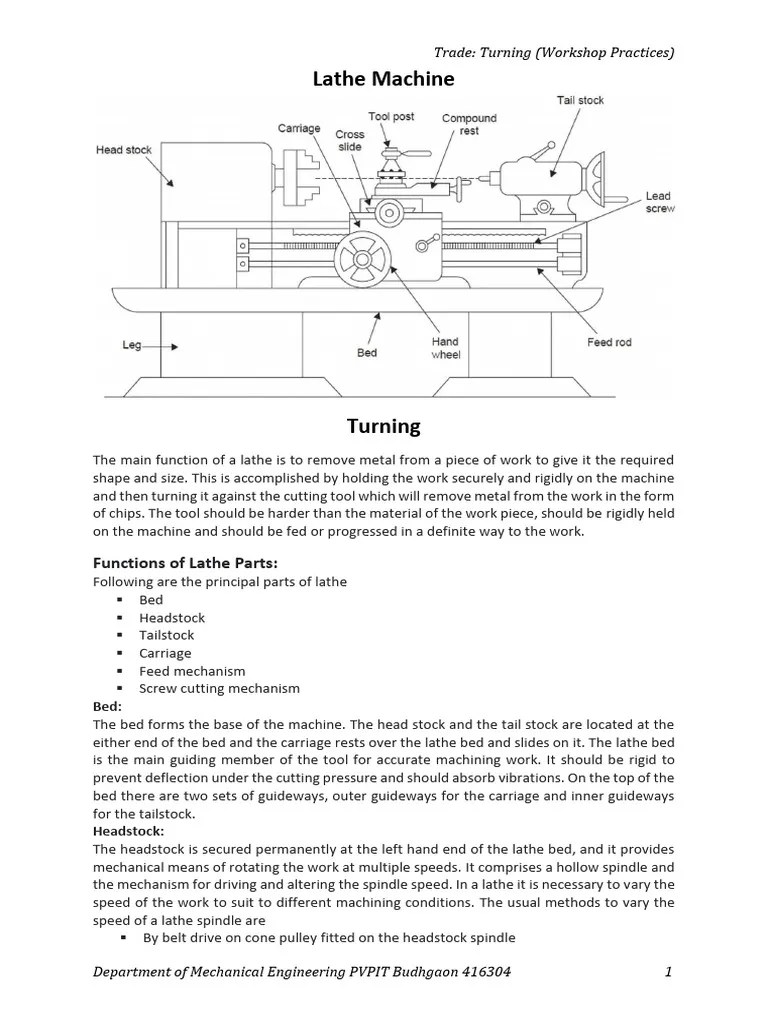 1 Turning | PDF | Industrial Processes | Metalworking