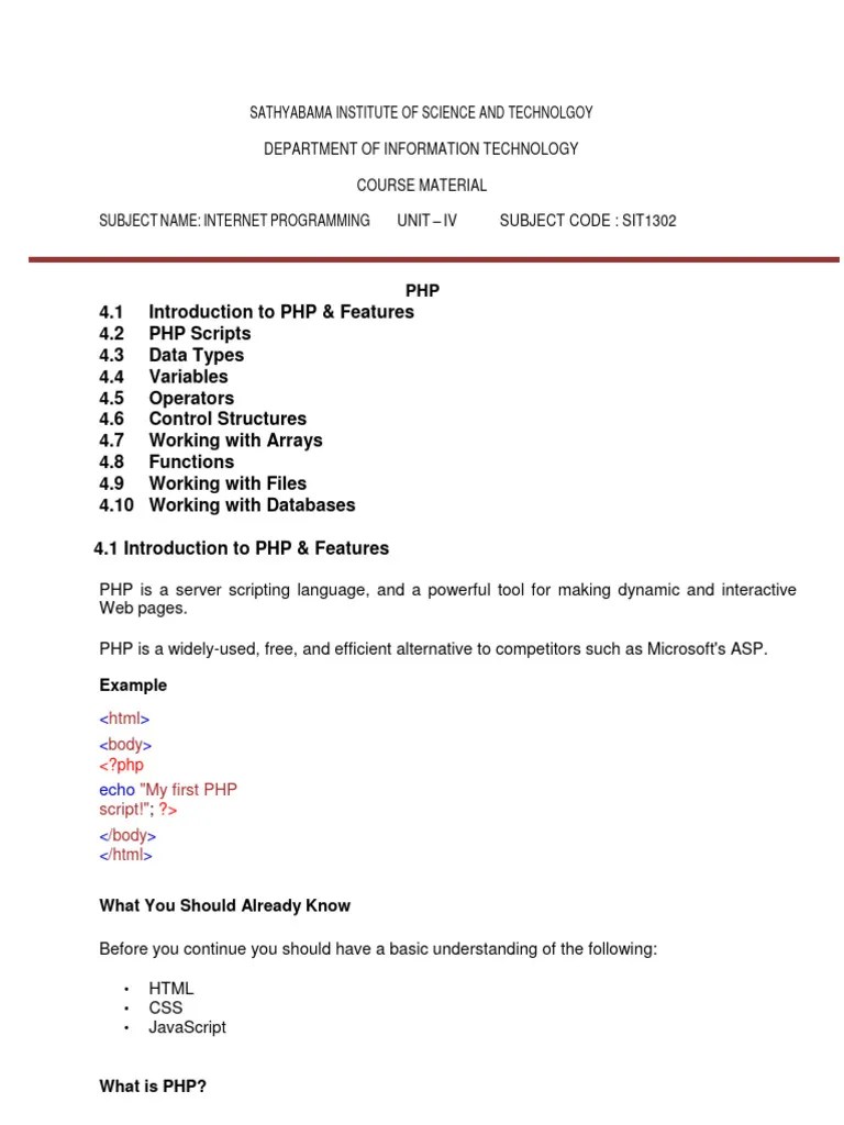 Php Digital Content Compressed Pdf Php Variable Computer Science - Creative Space Design - Desktop