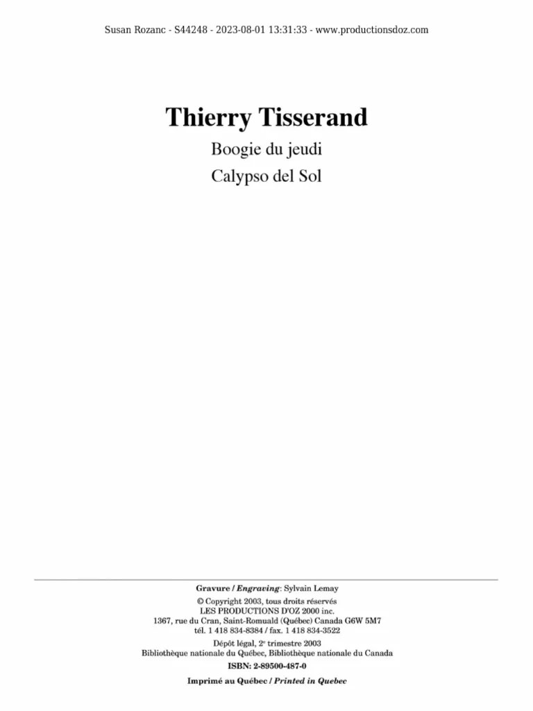 Boogie And Calypso | PDF