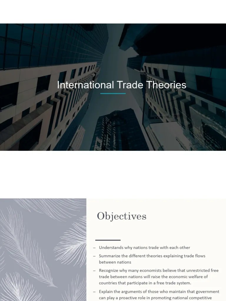 Slides Chapter 2 (PDF) (ENG) Theories Of International Trade | PDF | Economies | Economics