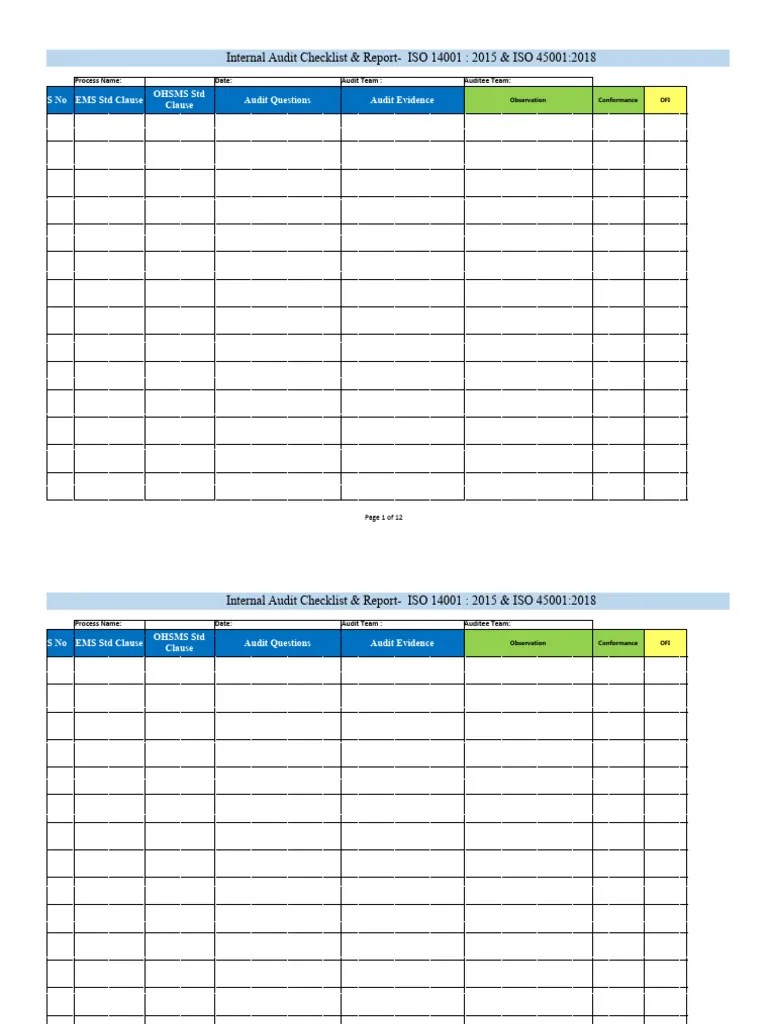 Audit Checklist & Report | PDF | Audit | Cybernetics