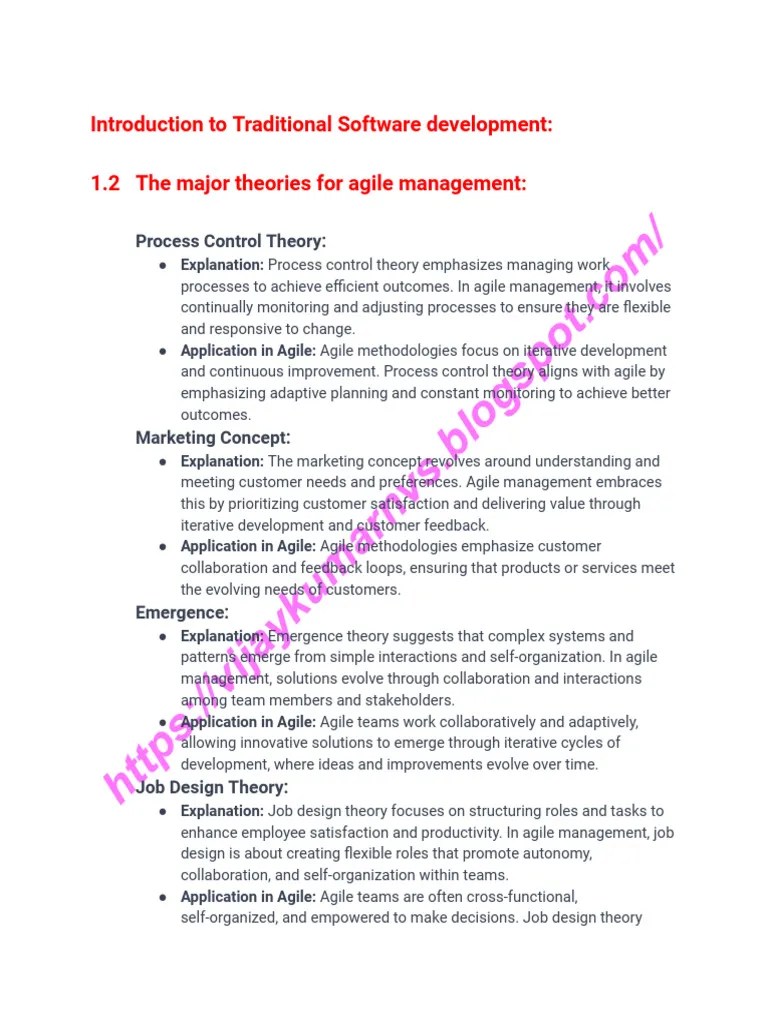 Agile Unit - 1 | Download Free PDF | Agile Software Development ...