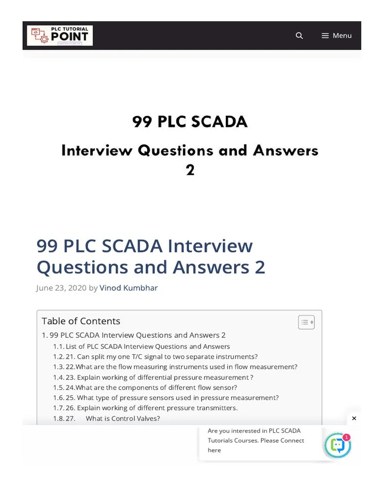 PLC And Scada | Download Free PDF | Programmable Logic Controller ...
