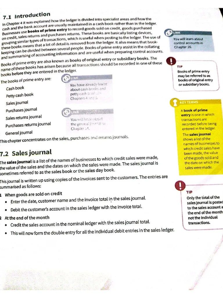 Book Of Prime Entry-Accounting | PDF