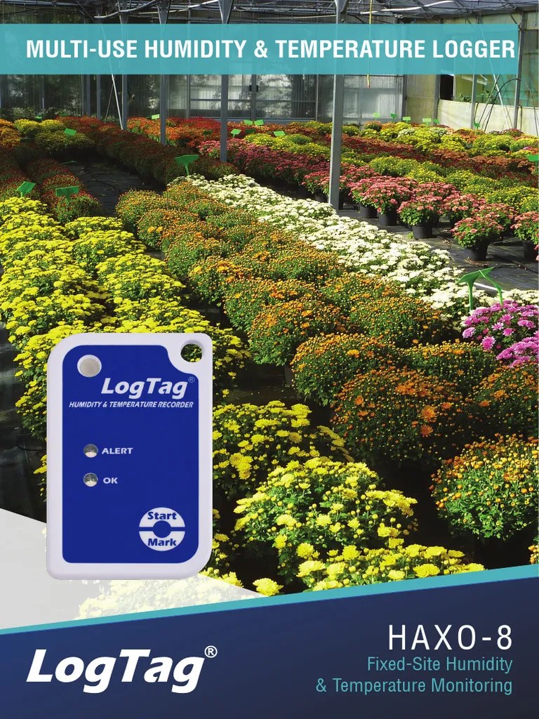 LogTag HAXO-8 Brochure | PDF | Humidity | Sensor