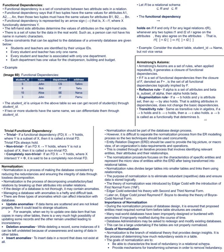 Database Systems Notes1 2 | PDF | Databases | Data Management