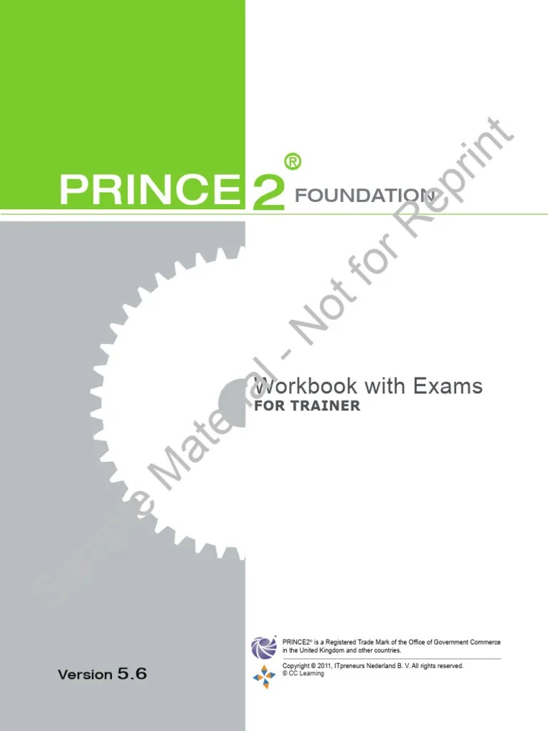 PRINCE2 Foundation Workbook - ITPreneurs (PDFDrive) | Download Free PDF ...