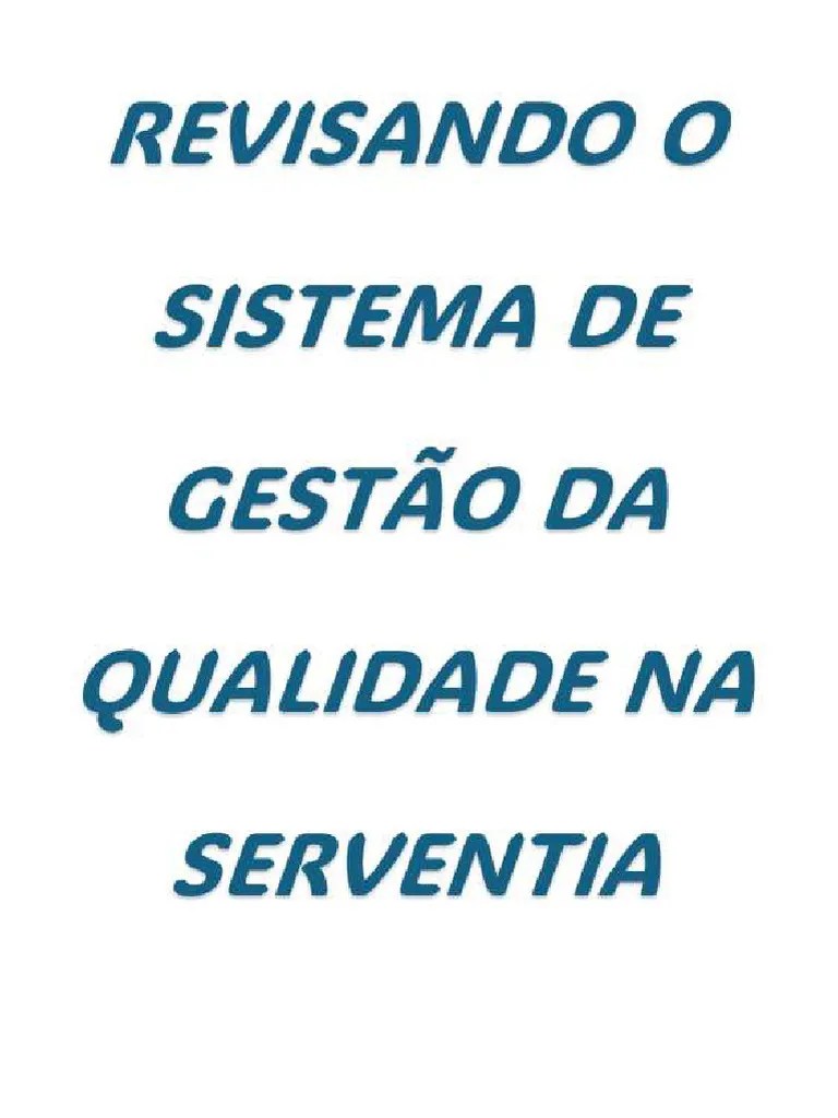Revisão Do Sistema De Gestão Da Qualidade - Observações | PDF