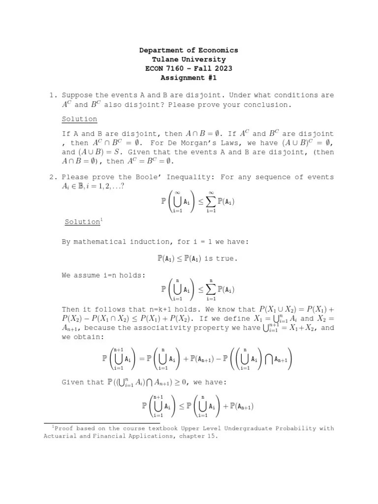 Econometrics Homework 1 | PDF | Mathematical Concepts | Applied Mathematics