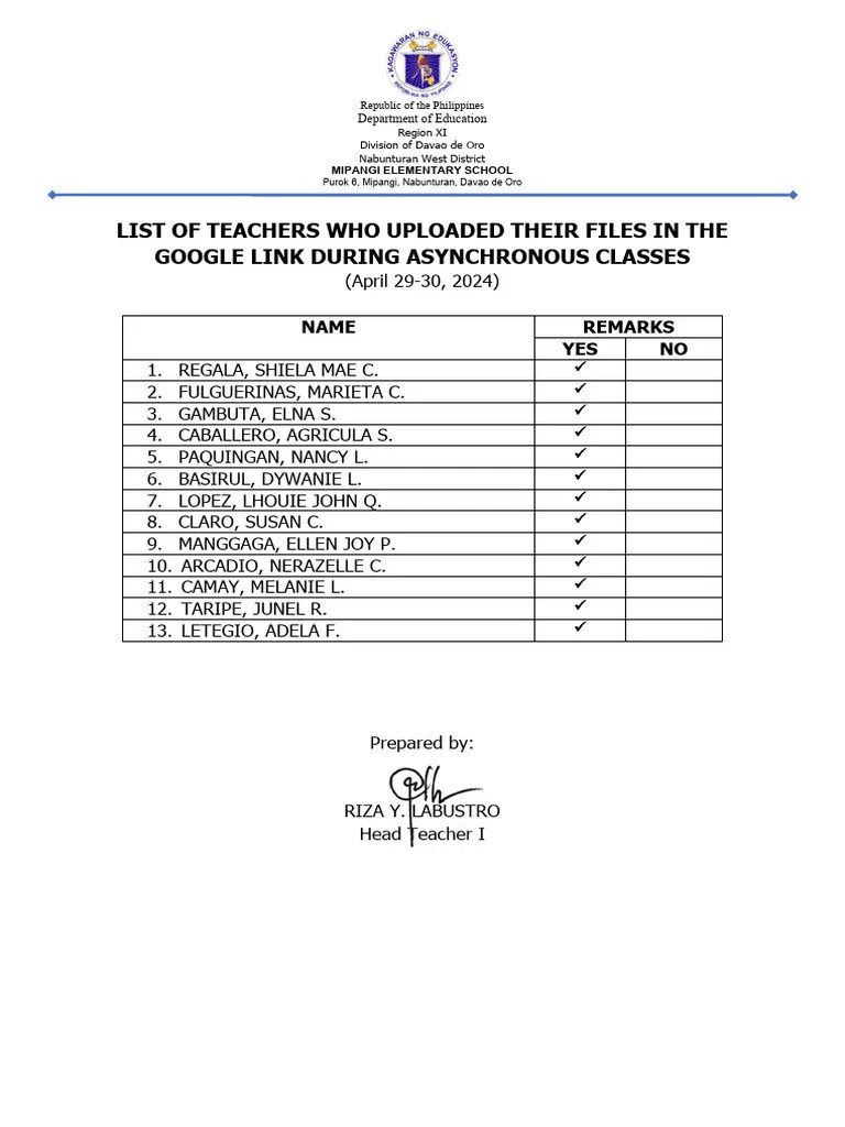 3rd Pta General Assembly Pdf