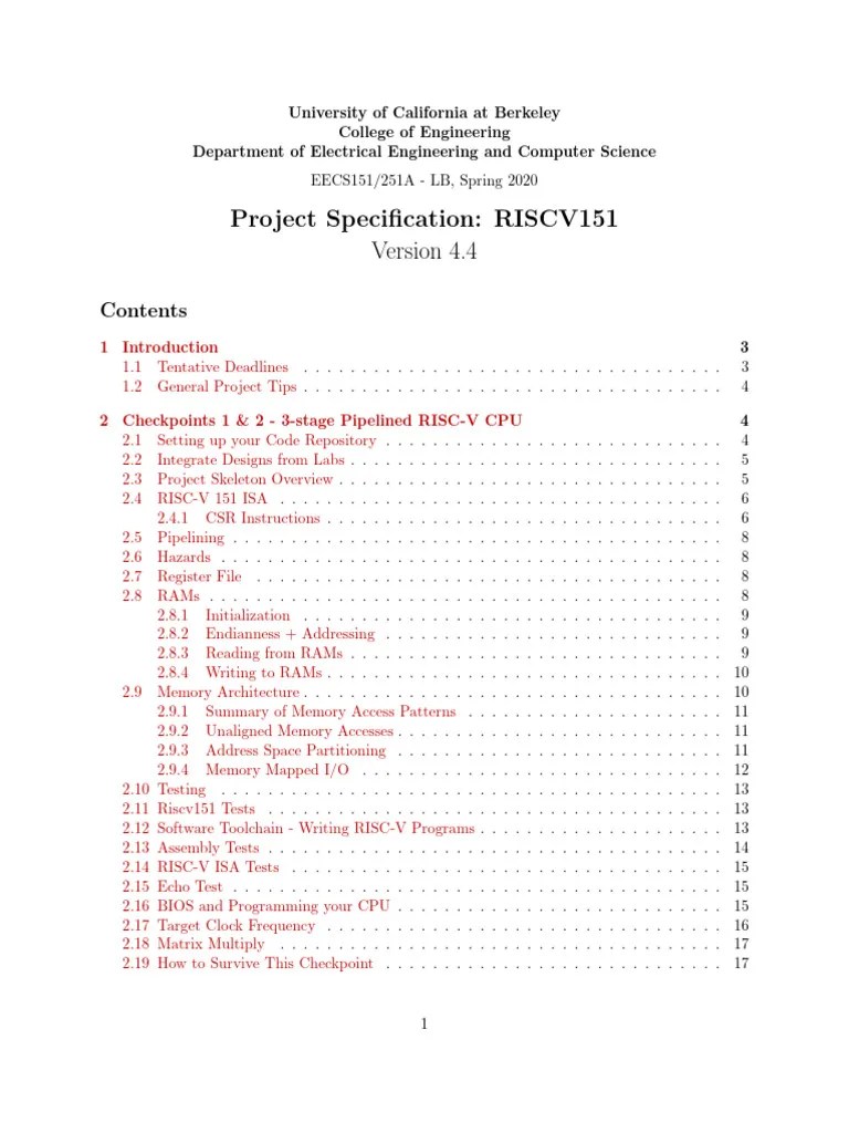 Fpga Project | Download Free PDF | Random Access Memory | Central ...