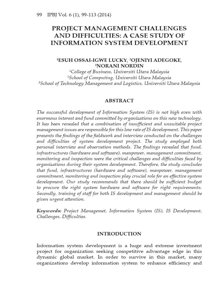 Project Management Challenges And Diffic | PDF | Project Management ...