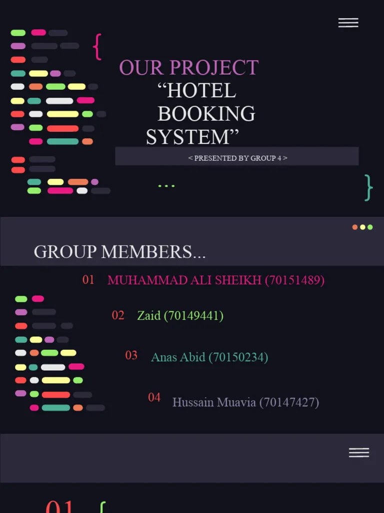 Hotel Booking System Term Project - PF - 2nd - J Done | PDF | Databases ...