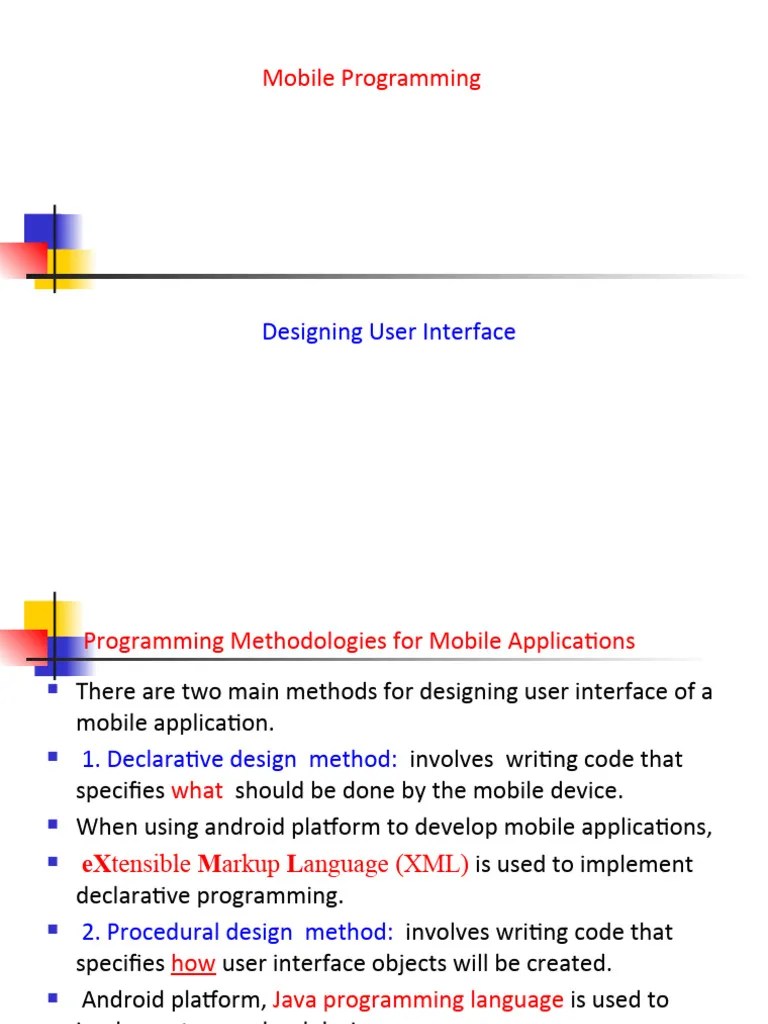 Lecture04 - Designing User Interface | PDF | Uniform Resource ...