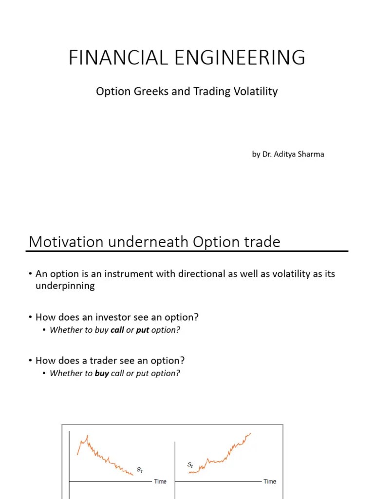 Option Greeks And Trading Volatility | PDF | Greeks (Finance) | Option (Finance)