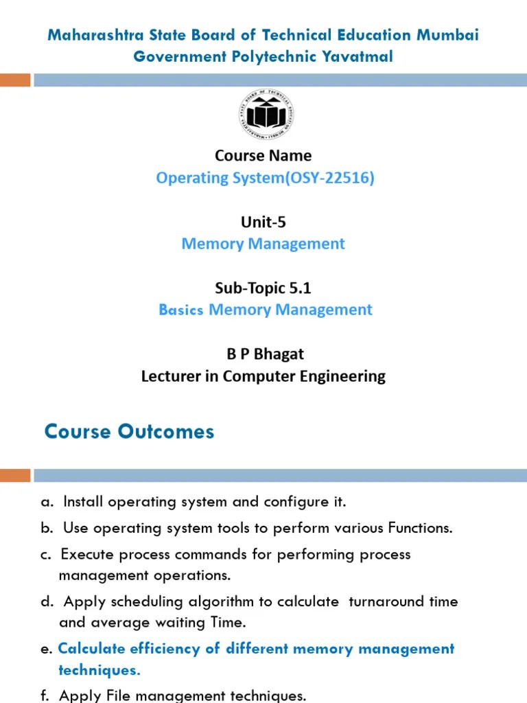 New OSY PPT - Unit 5.1 | PDF | Process (Computing) | Library (Computing)