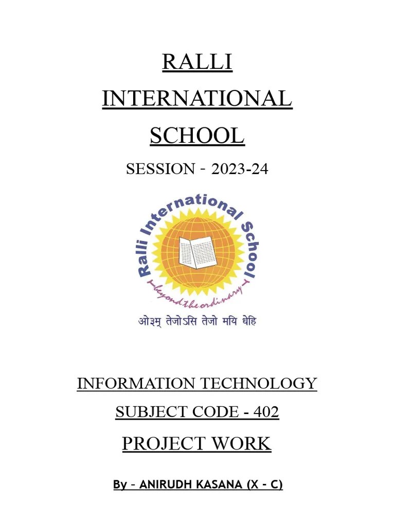 IT Project File | PDF | Databases | Streaming Media