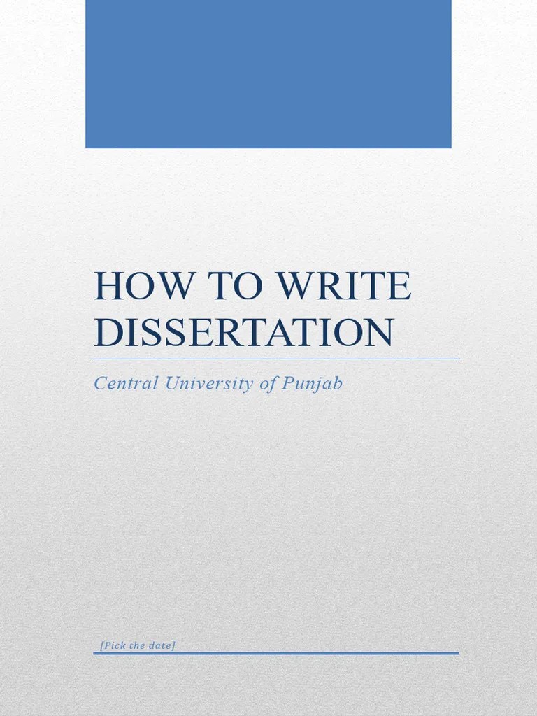 How To Write Dissertation | PDF | Validity (Statistics) | Thesis