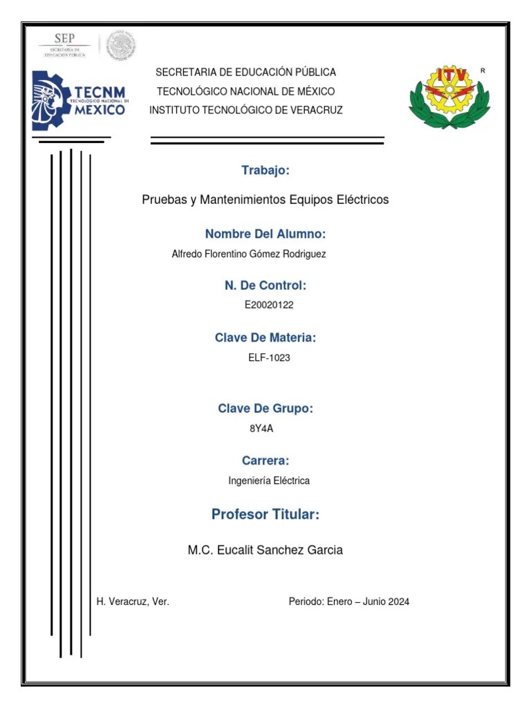 TRABAJO MANTTO. GENERAL A SISTEMAS ELECTROMECANICOS | PDF | Aislador (Electricidad) | Transformador