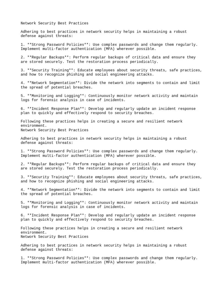 Cyber Security Checklist Overarching Best Practices Network Security - Gorgeous 8K Dark Arts | Free Download
