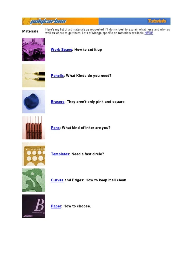 How To Draw Manga - The Only Tutorial That You Need! | PDF | Hand | Foot