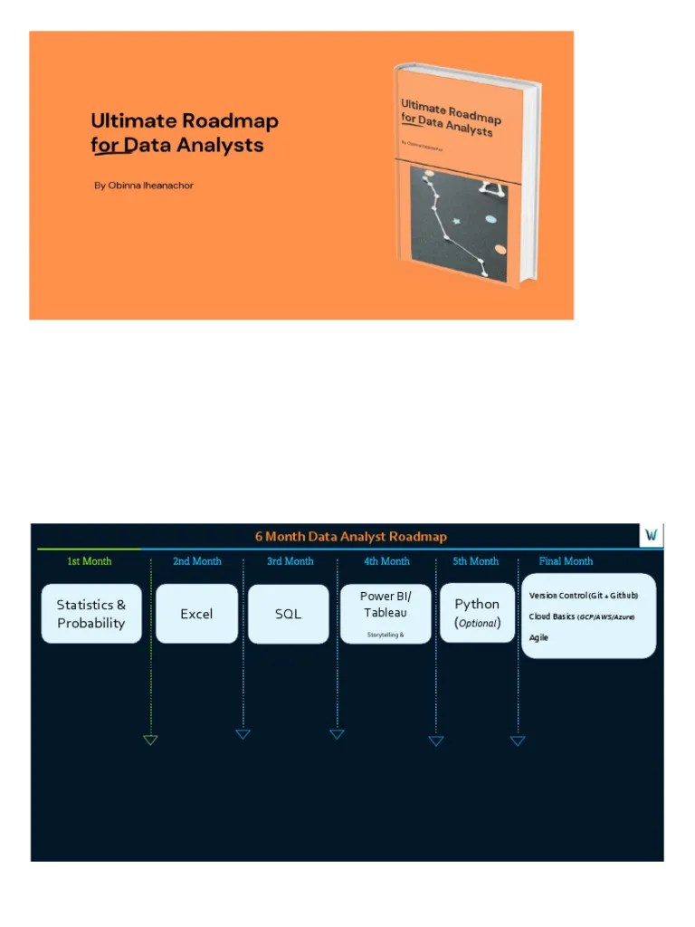 Data Analyst Roadmap | PDF | Cloud Computing | Data Management Software