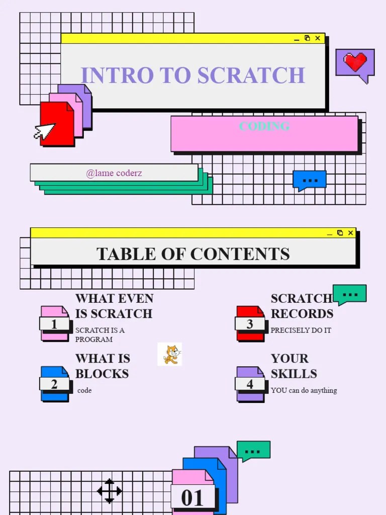 Code And Programming Lesson Middle School Students | PDF | Scratch ...