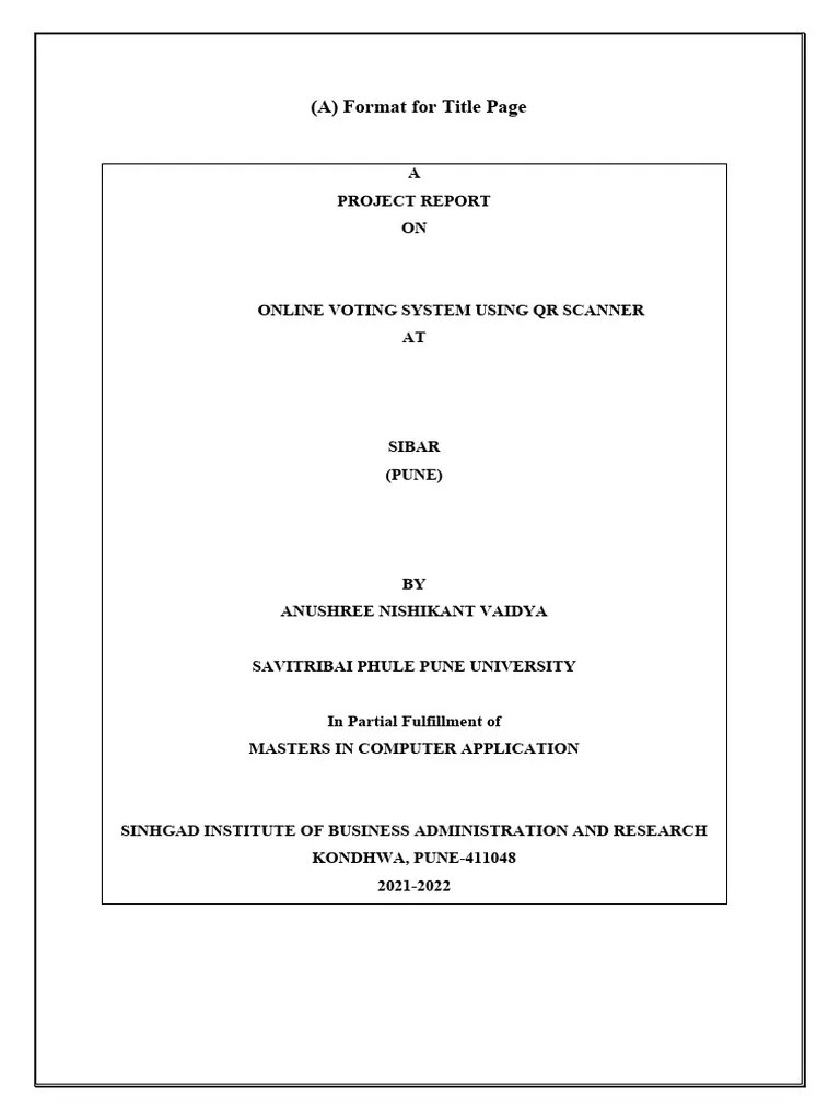 Online Voting System Documentation | PDF | Electronic Voting | Databases