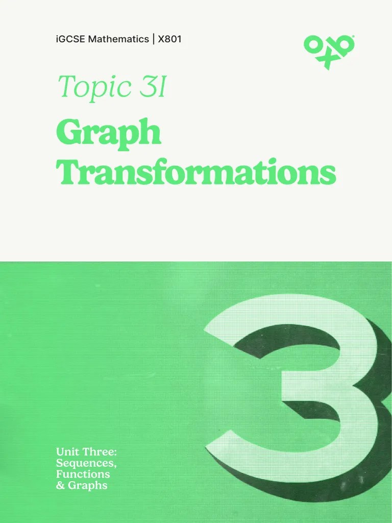 3.3 Graph Transformations | PDF | Shape | Mathematical Analysis