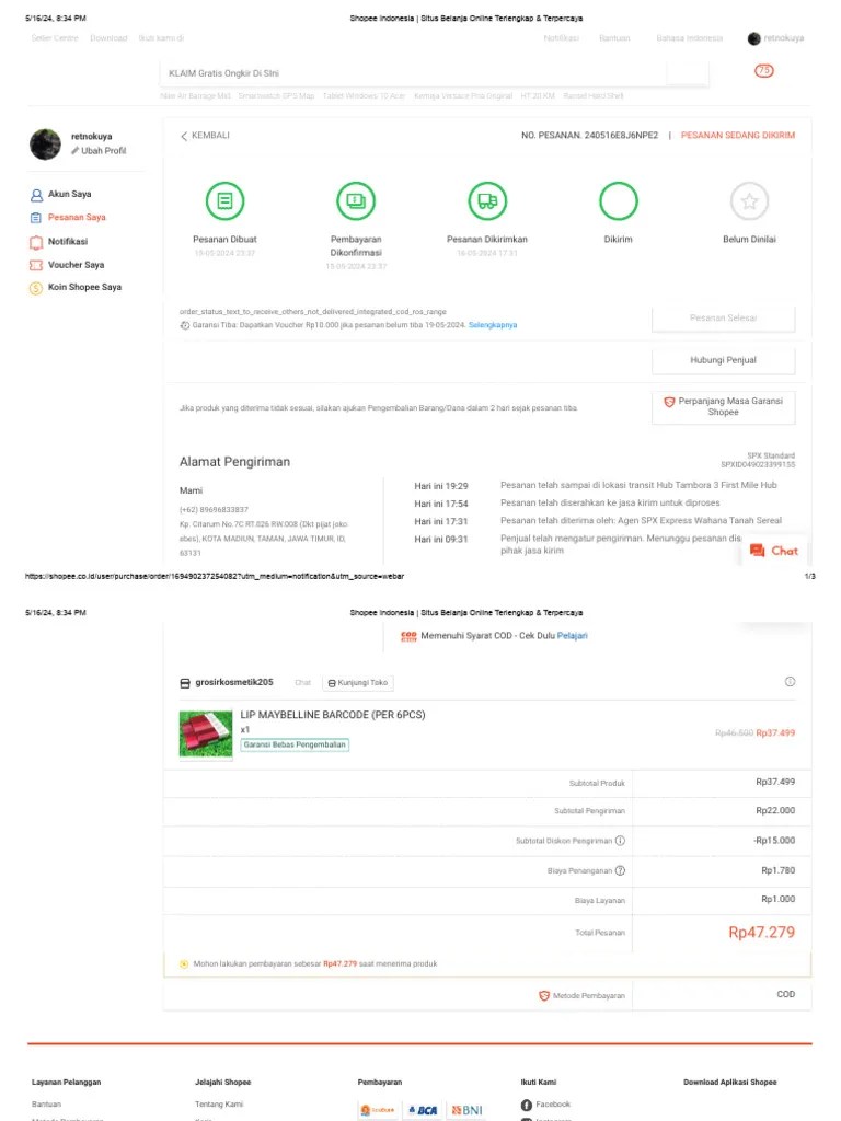 Shopee Indonesia - Situs Belanja Online Terlengkap & Terpercaya | PDF