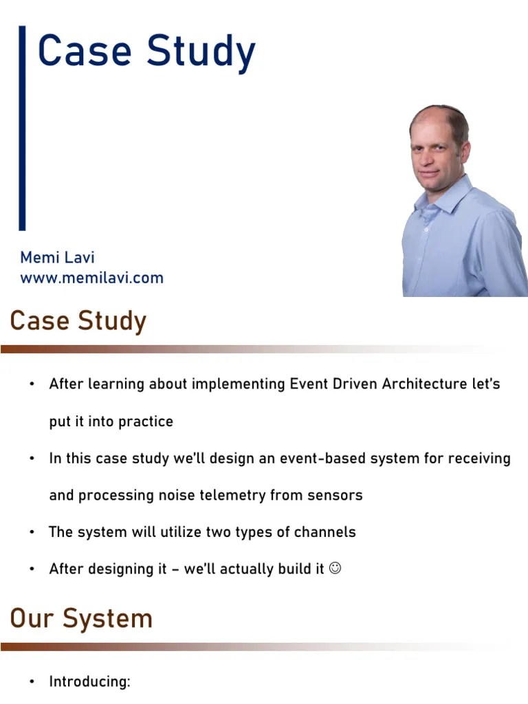 Event Driven Architecture Slide | PDF | Application Software | Telemetry