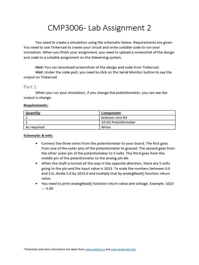 Lab Assignment 2 | PDF