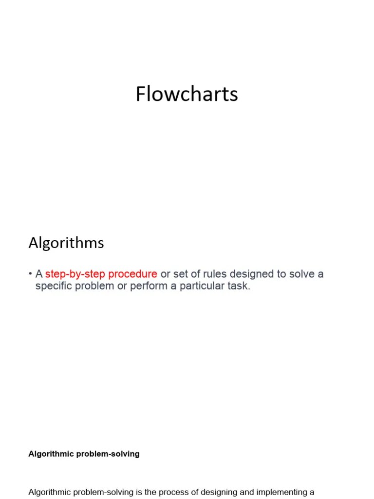 1. Flowcharts | PDF | Algorithms | Hamburgers