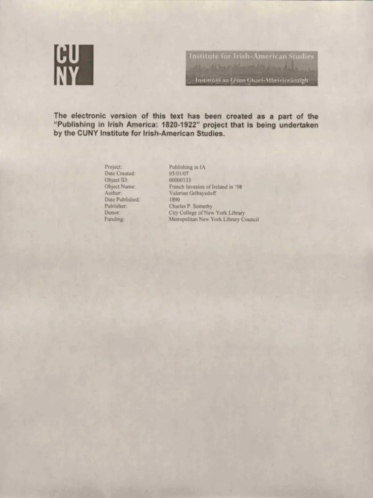 The FRENCH Invasion Of Ireland | PDF | Atlantic Revolutions