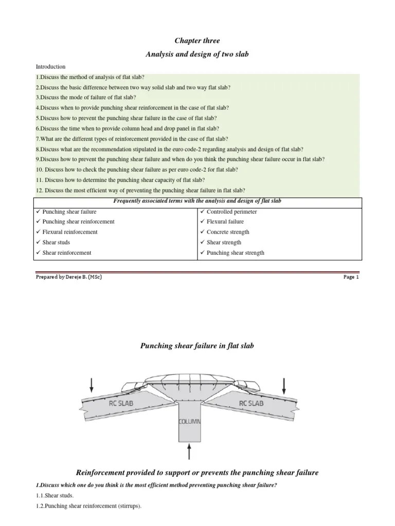 Flat Slab Analysis And Design | PDF