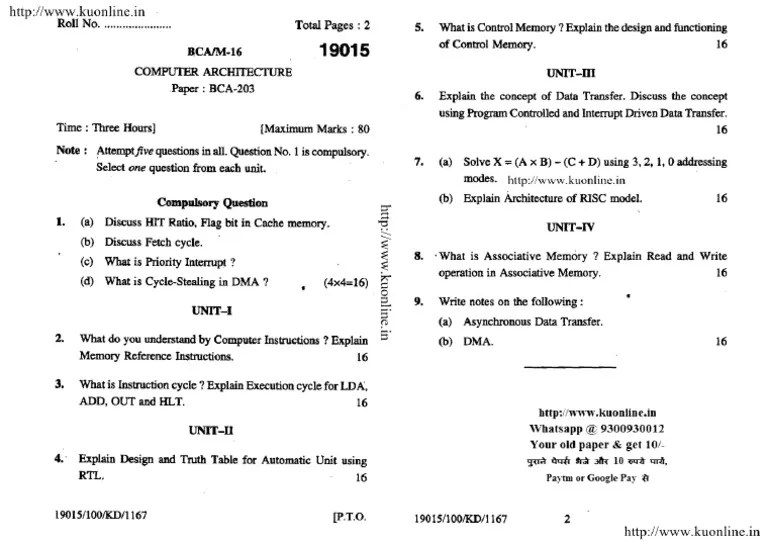 Computer Architecture | PDF