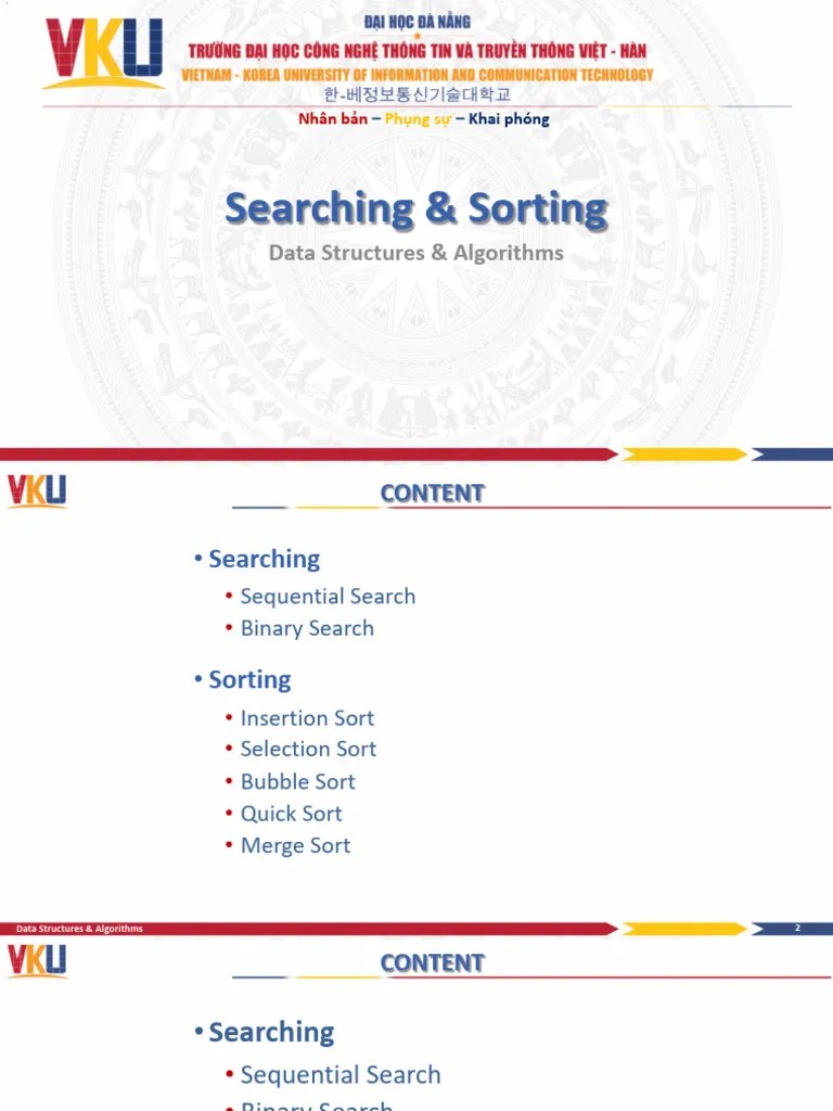 Searching And Sorting | PDF | Computing | Applied Mathematics