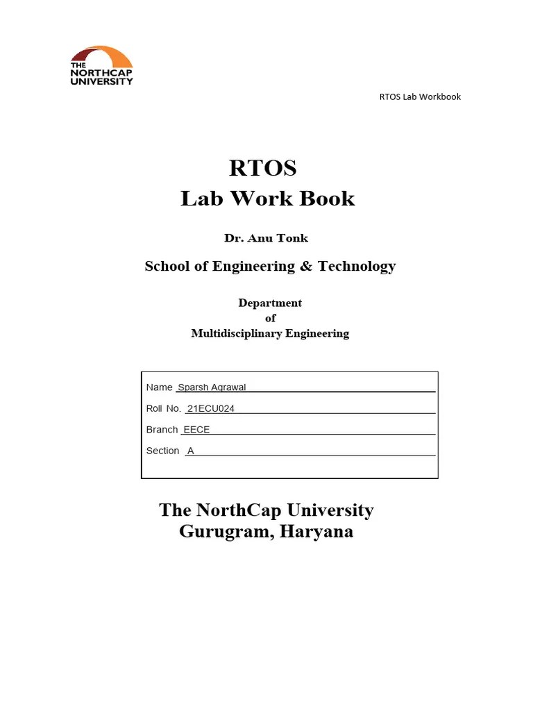 RTOS FILe | PDF | Embedded System | Arduino