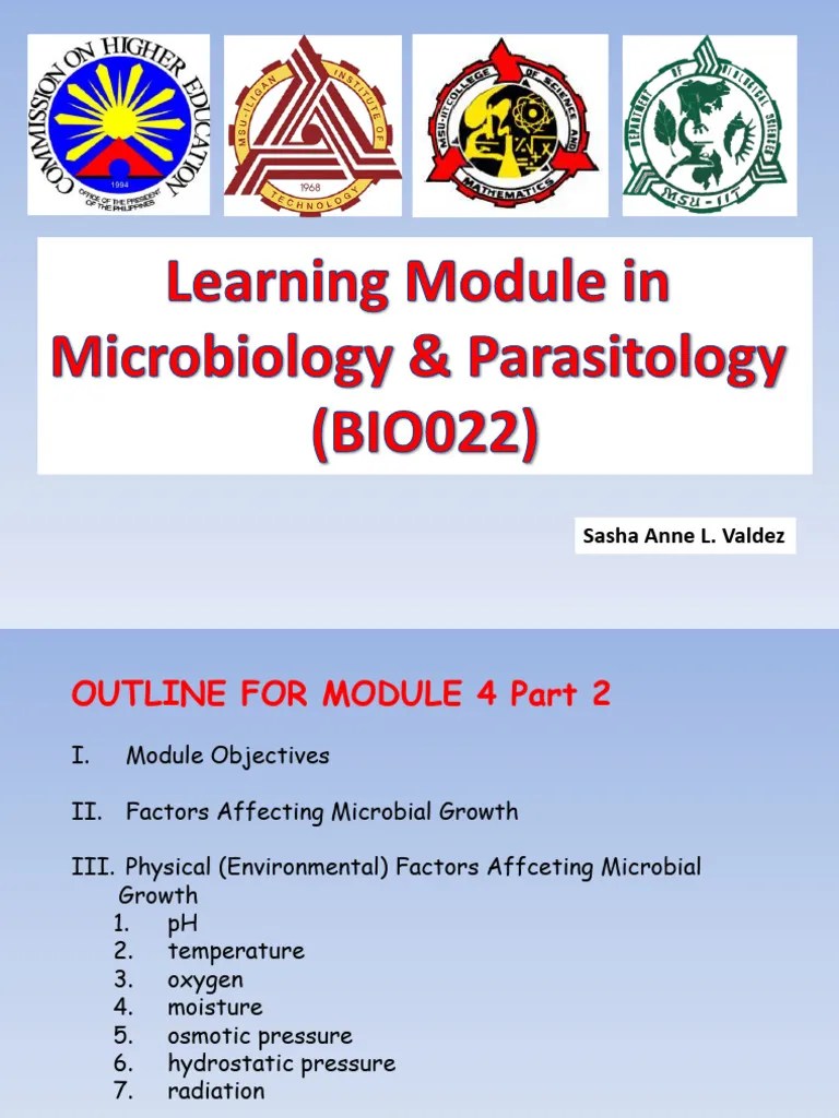 Module 4 - Microbial Growth Requirements Part 2 | PDF | Bacteria ...
